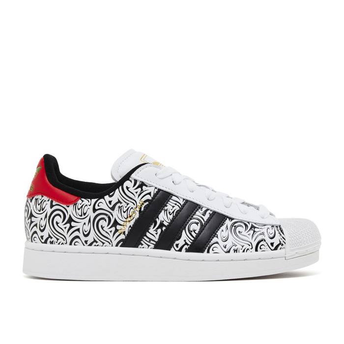アディダス Adidas 【 Superstar 2 'Big Apple Tattoo' Snipes Exclusive Men White/Scarlet/Green 】 Superstar スーパースター メンズ 白色 ホワイト green 緑・グリーン