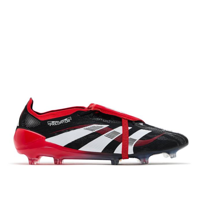 アディダス Adidas 【 Predator 24 Elite Foldover Tongue Bwr Fg \u0027Moments Pack\u0027 Men Core Black/Cloud White/Vivid Red 】 プレデター エリート メンズ 中核グループ 黒いこと 黒いこと 白いこと 白いこと Red 赤・赤いこと