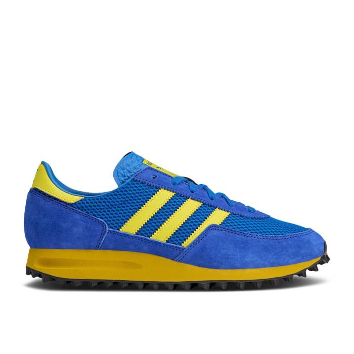 アディダス Adidas 【 Trx Mesh Spzl \u0027Hi-Res Blue Shock Yellow\u0027 Men Hi-Res Blue/Shock Yellow/Glory Blue 】 青味 青味 ぼうぜん自失 メンズ 青味 青味 ぼうぜん自失 yellow 黄味がかった・黄色