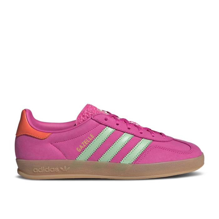 アディダス Adidas 【 Gazelle Indoor \u0027Semi Lucid Fuchsia Green\u0027 Men Semi Lucid Fuchsia/Semi Green Spark/Signal Coral 】 ガゼル メンズ green 緑・緑であること
