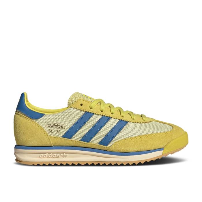 アディダス Adidas 【 Sl72 Rs \u0027Pure Sulfur Focus Blue\u0027 Men Pure Sulfur/Focus Blue/Powder Yellow 】 メンズ 純一無雑 青碧 青碧 yellow 黄味がかった・黄色