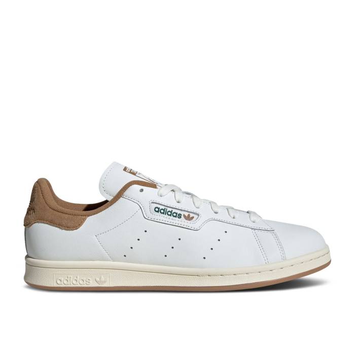 アディダス Adidas 【 Stan Smith 'White Brown Desert' Men Core White/Core White/Brown Desert 】 茶色 ブラウン メンズ コア 白色 ホワイト 茶色 ブラウン｜スニケス