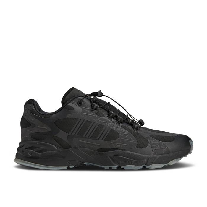 アディダス Adidas 【 100 Thieves X Savage \u0027Geo Camo\u0027 Men Core Black/Core Black/Silver Pebble 】 メンズ 中核グループ 黒いこと 黒いこと Silver しろがね色・しろがね色