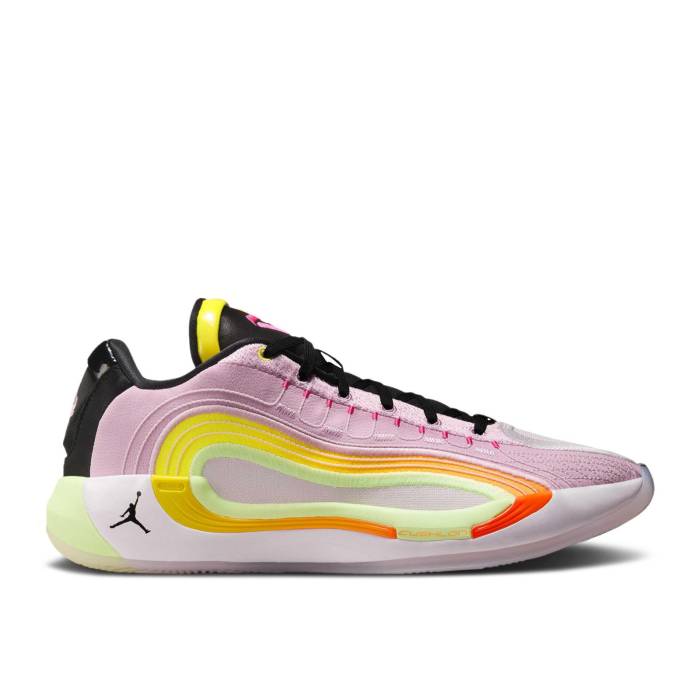ナイキ エアジョーダン Air Jordan 【 Jordan Luka 4 \u0027Gone Fishing\u0027 Men Light Arctic Pink/Black/Opti Yellow/Laser Orange 】 メンズ pink サクラ色 黒いこと 黒いこと yellow 黄味がかった・黄色 Laser レーザ orange 橙・オレンジ色