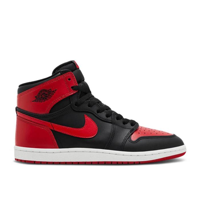 ナイキ エアジョーダン Air Jordan 【 Jordan 1 Retro High \u002785 Og \u0027Bred / Banned\u0027 2025 Tune Special Box Men Black/Varsity Red/White 】 レトロ 御機嫌 special 特別 ボックス席 メンズ 黒いこと 黒いこと Red 赤・赤いこと 白