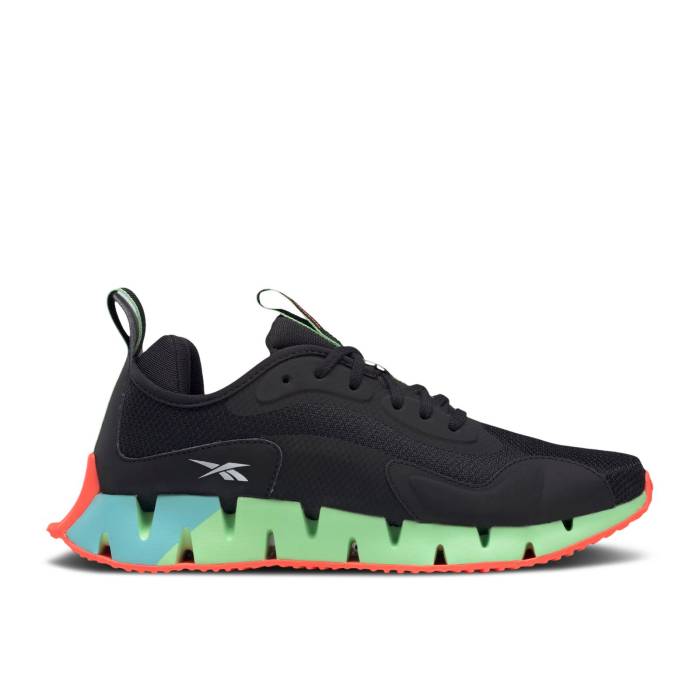 リーボック Reebok 【 Zig Dynamica 'Black Neon Mint' Men Core Black/Neon Mint/Orange Flare 】 Zig ジグ メンズ コア 黒色 ブラック orange 橙・オレンジ|スニケス