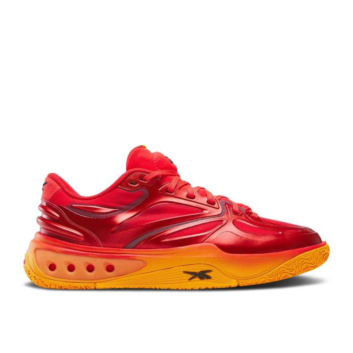 リーボック Reebok 【 Engine A \u0027Forged By Fire\u0027 Men Energy Red /Electric Amber/Black 】 メンズ 活動力 Red 赤・赤いこと 黒いこと 黒いこと