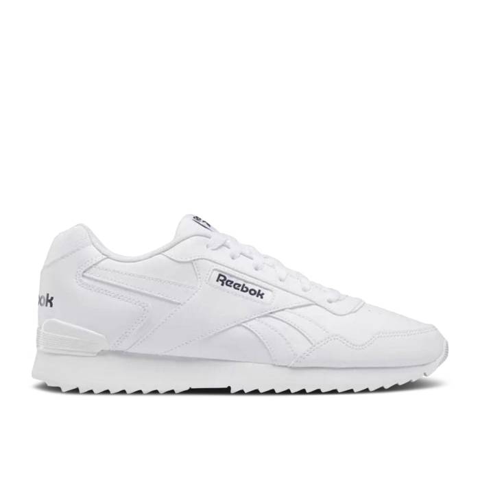 リーボック Reebok 【 Glide Ripple Clip 'White Vector Navy' Men Footwear White/Footwear White/Vector Navy 】 グライド メンズ 白色 ホワイト 紺色 ネイビー