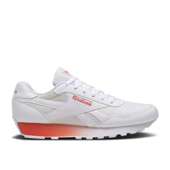 リーボック Reebok 【 Wmns Rewind Run \u0027White Semi Orange Flare\u0027 Women Footwear White/Semi Orange Flare/Footwear White 】 幽客 orange 橙・オレンジ色 レディース 白いこと 白いこと orange 橙・オレンジ色