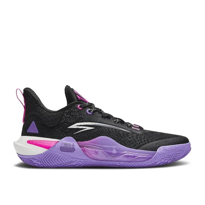 Anta 【 Kai 1 Speed \u0027Black Midnight Purple\u0027 Men Black/Midnight Purple 】 Speed す早さ メンズ 黒いこと 黒いこと Purple 紫・パープル