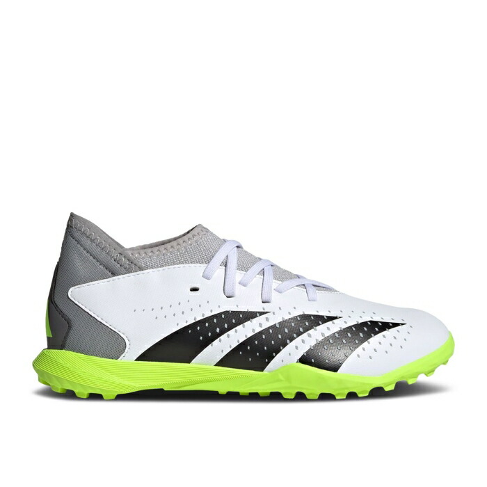 アディダス Adidas 【 Predator Accuracy.3 Tf J 'Crazyrush Pack' Youth Cloud White/Core Black/Lucid Lemon 】 プレデター キッズ ベビー マタニティ キッズファッション 靴 スニーカー ジュニア キッズ 白色 ホワイ画像