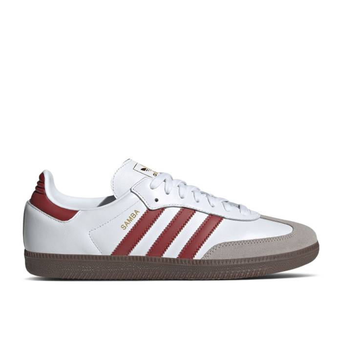 アディダス Adidas 【 Samba Og \u0027White Preloved Ruby\u0027 Men Footwear White/Preloved Ruby/Clear Granite 】 サンバ メンズ 白いこと 白いこと