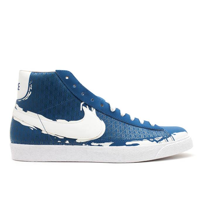 ナイキ Nike 【 Blazer High Men Court Blue/White 】 ブレイザー 御機嫌 メンズ 厚地の外套 青み 青色 白いこと 白いこと