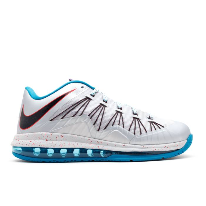 ナイキ Nike 【 Air Max Lebron 10 Low 'Tropical Teal Platinum' Men Metallic Platinum/Black-Tropical Teal-Challenge Red 】 マックス Lebron レブロン メンズ Platinum プラチナム Red 赤・レッド