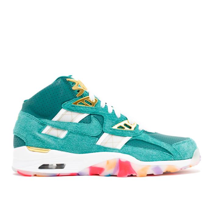 ナイキ Nike 【 Air Trainer Sc High 'Atlanta '96 Olympics' Men Teal/White-Metallic Gold 】 トレーナー ハイ メンズ ゴールド
