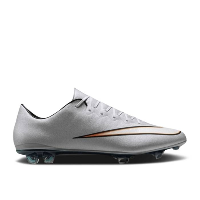 ナイキ Nike 【 クロム7 X Mercurial Vapor X Fg \u0027Matte Silver\u0027 Men Matte Silver/Hyper Turquoise/Bright Citrus/White 】 メンズ Silver しろがね色・しろがね色 白いこと 白いこと