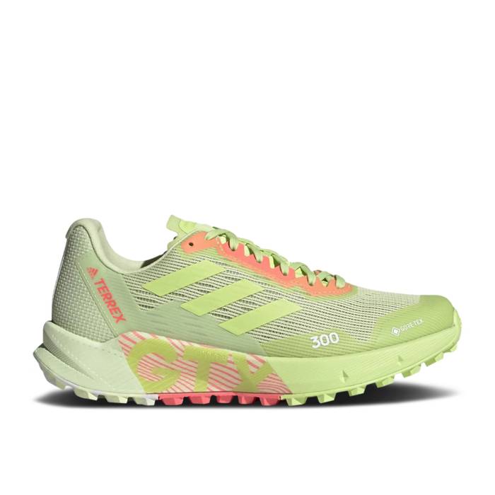 アディダス Adidas 【 Wmns Terrex Agravic Flow 2.0 Gtx \u0027Almost Lime Turbo\u0027 Women Almost Lime/Pulse Lime/Turbo 】 流通受け答え 菩提樹 レディース 菩提樹 ターボ