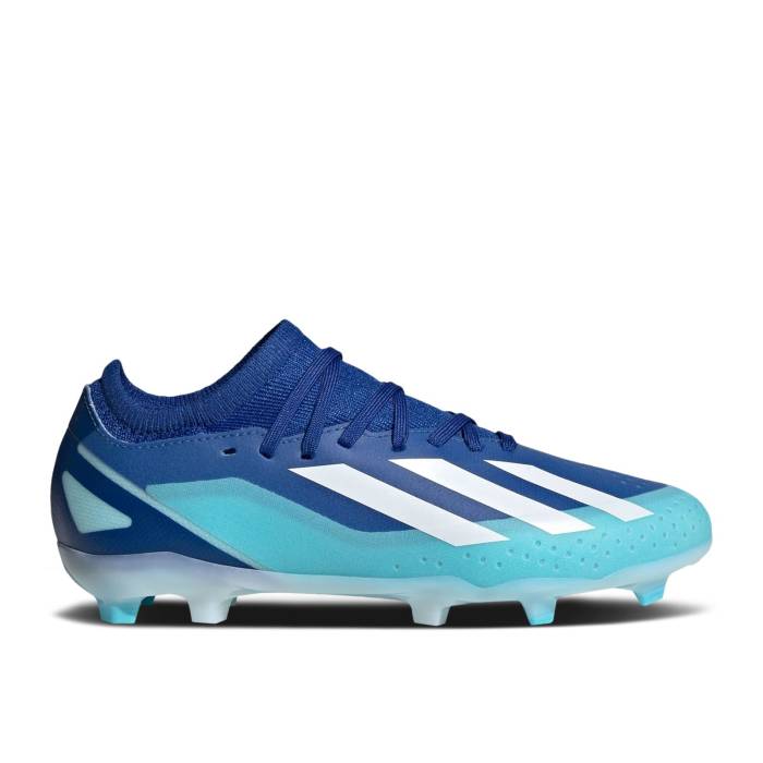アディダス Adidas 【 X Crazyfast.3 Fg J \u0027Marinerush Pack\u0027 Youth Bright Royal/Cloud White/Solar Red 】 お坊っちゃん キッズ 白いこと 白いこと Red 赤・赤いこと