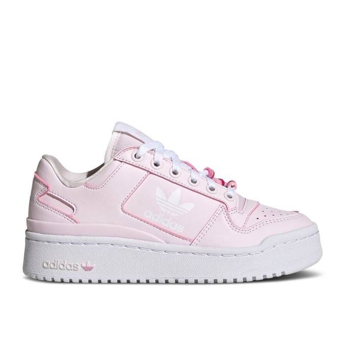 アディダス Adidas 【 Forum Bold J \u0027Almost Pink\u0027 Youth Almost Pink/Cloud White/Almost Pink 】 討論会 お坊っちゃん キッズ pink さくら色 白いこと 白いこと