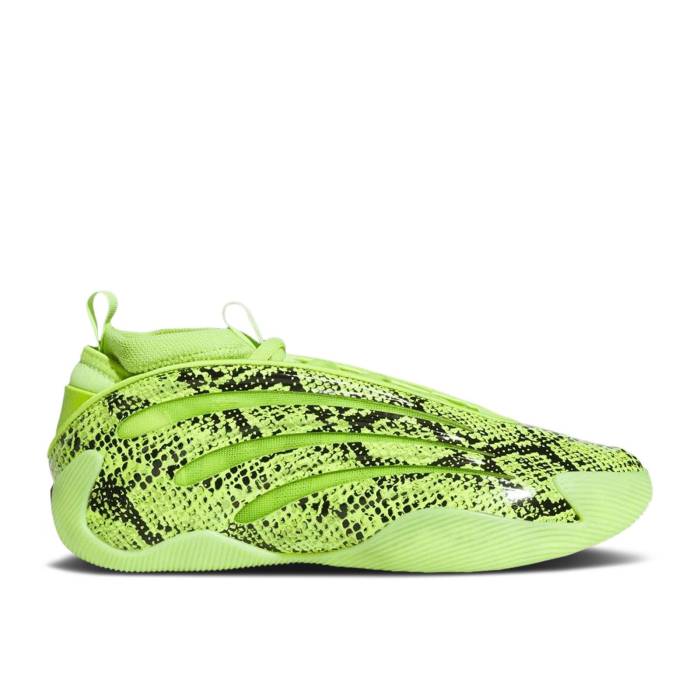 アディダス Adidas 【 Harden Vol. 9 \u0027Green Snakeskin\u0027 Men Solar Slime/Core Black/Solar Slime 】 ハーデン メンズ 中核グループ 黒いこと 黒いこと