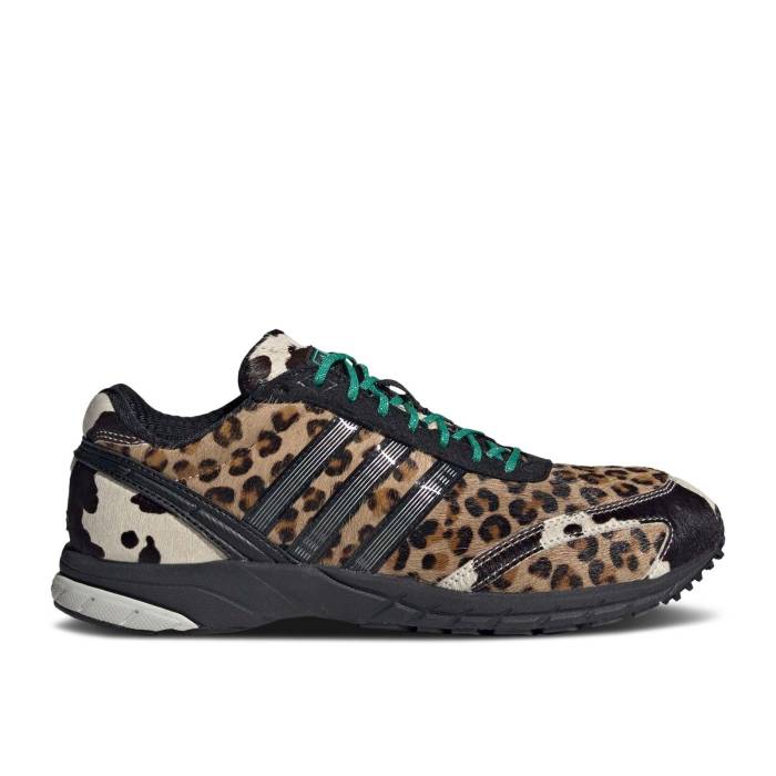 アディダス Adidas 【 Wmns Adizero Adios Og \u0027Leopard\u0027 Women Core Black/Core Black/Off White 】 アディゼロ アディオス レディース 中核グループ 黒いこと 黒いこと 白いこと 白いこと
