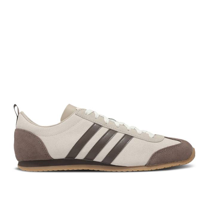 アディダス Adidas 【 Vs Jog 2.0 \u0027Halo Ivory Brown\u0027 Men Halo Ivory/Brown/Earth Strata 】 象牙色 メンズ 象牙色 赤銅色 赤銅色