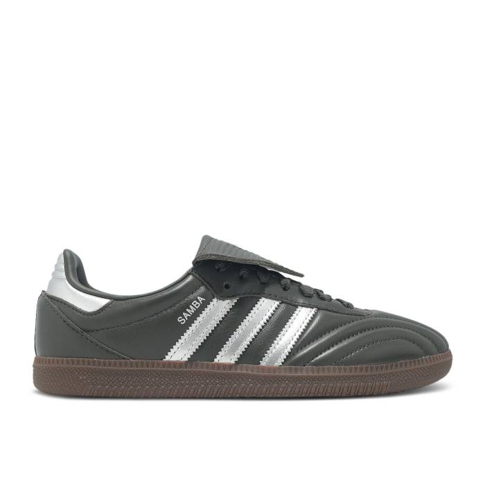 アディダス Adidas 【 Wmns Samba Lt \u0027Grey Silver Metallic Gum\u0027 Women Grey/Silver Metallic/Gum 】 サンバ Silver しろがね色・しろがね色 レディース 薄墨色 薄墨色 Silver しろがね色・しろがね色