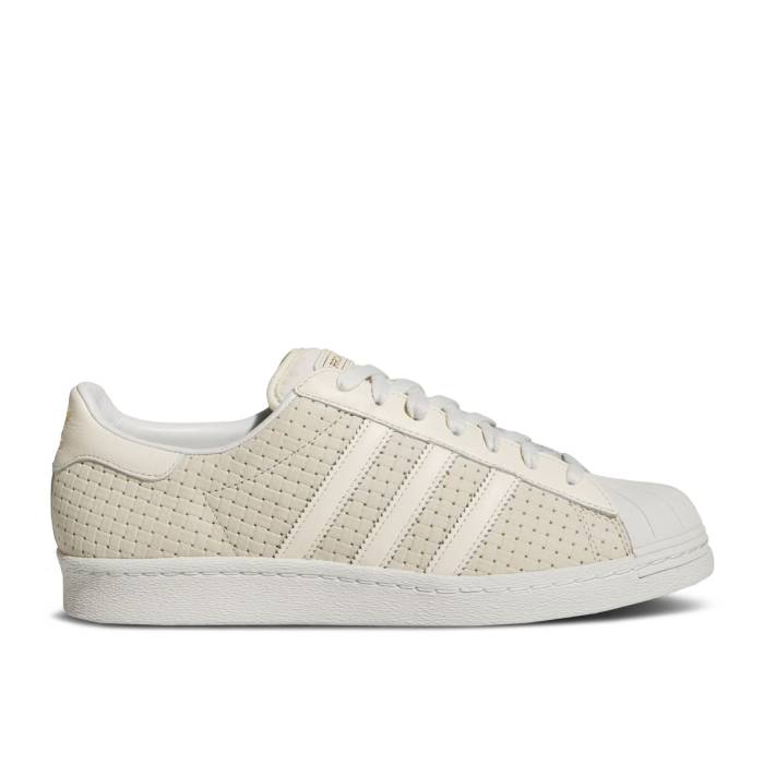 アディダス Adidas 【 Arrow \u0026 Beast X Superstar Adv \u0027Stuttgart\u0027 Men Wonder White/Wonder White/Crystal White 】 箭 Superstar はやりっ子 メンズ 白いこと 白いこと