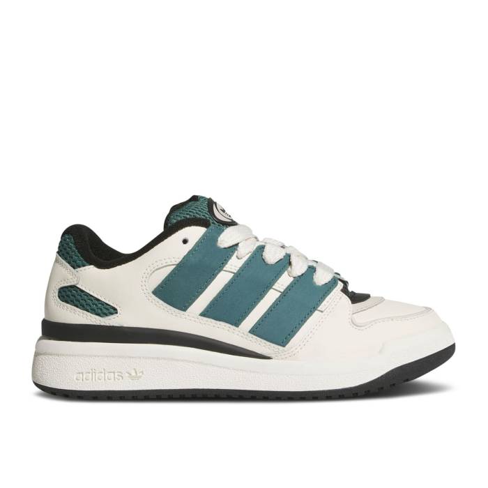 アディダス Adidas 【 Forum 2000 J \u0027Off White Preloved Teal\u0027 Youth Off White/Preloved Teal/Core Black 】 討論会 白いこと 白いこと お坊っちゃん キッズ 白いこと 白いこと 中核グループ 黒いこと 黒いこと