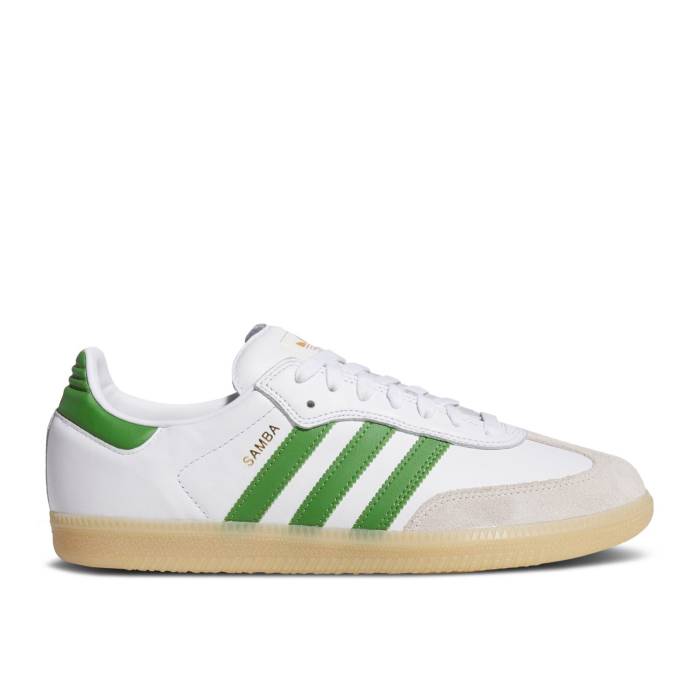 アディダス Adidas 【 Samba Adv White Crew Green Men Cloud White/Crew Green/Gum 】 サンバ クルー メンズ 白色 ホワイト クルー green 緑・グリーン