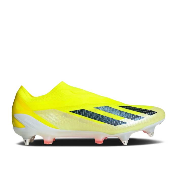 アディダス Adidas 【 X Crazyfast Elite Laceless Sg \u0027Solar Energy Pack\u0027 Men Team Solar Yellow/Core Black/Cloud White 】 エリート 活動力 メンズ Team 野球クラブ yellow 黄味がかった・黄色 中核グループ 黒いこと 黒いこと 白いこと 白いこと