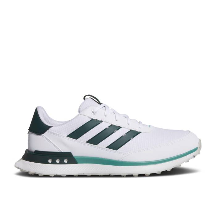 アディダス Adidas 【 S2G 24 Spikeless Golf \u0027White Aurora Ivy\u0027 Men Cloud White/Wonder Silver/Silver Pebble 】 golf ゴルフ メンズ 白いこと 白いこと Silver しろがね色・しろがね色