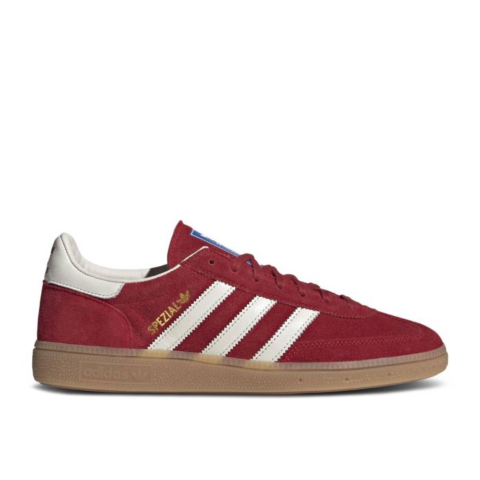 アディダス Adidas 【 Handball Spezial Made In Germany \u0027Equipment Red\u0027 Men Equipment Red/Off White/Gum 】 ハンドボール スペシアル メンズ Red 赤・赤いこと 白いこと 白いこと