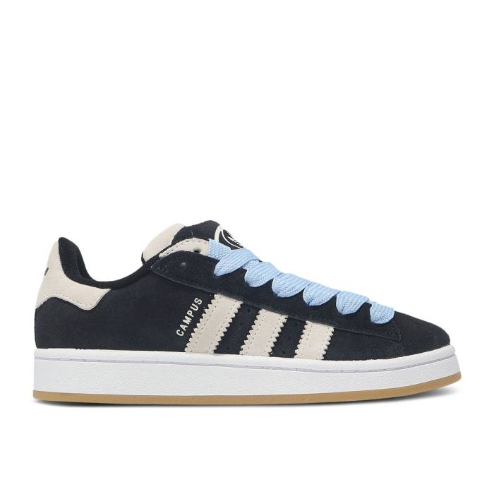 アディダス Adidas 【 Wmns Campus 00S Double 'Black' Women Core Black/Off White/Gum 】 キャンパス レディース コア 黒色 ブラック 白色 ホワイト