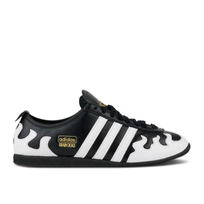 アディダス Adidas 【 Brain Dead X Brody King X Japan \u0027Black White\u0027 Men Core Black/Footwear White/Gold Metallic 】 メンズ 中核グループ 黒いこと 黒いこと 白いこと 白いこと ゴールド