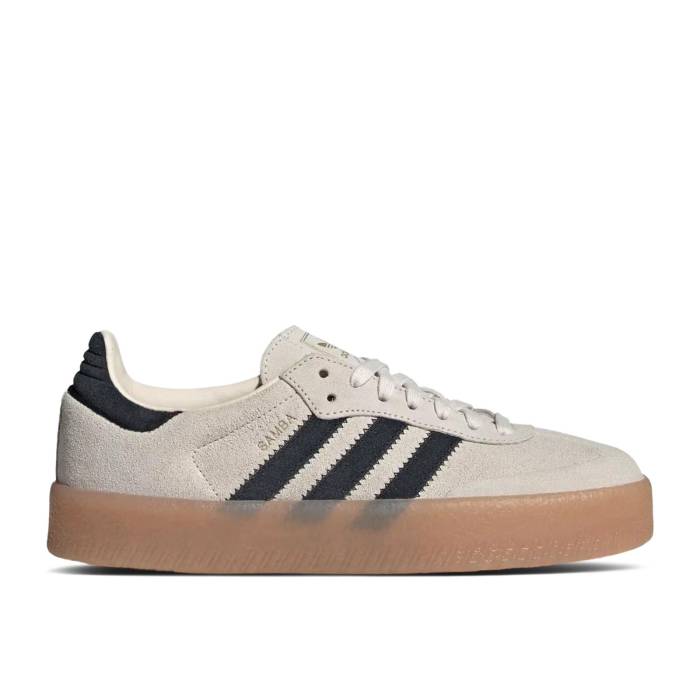 アディダス Adidas 【 Wmns Sambae \u0027Wonder White Black Gum\u0027 Women Wonder White/Core Black/Gum 】 白いこと 白いこと 黒いこと 黒いこと レディース 白いこと 白いこと 中核グループ 黒いこと 黒いこと