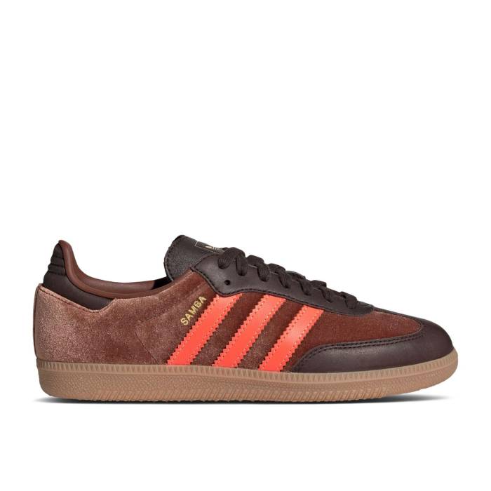 アディダス Adidas 【 Wmns Samba Og \u0027Preloved Brown Gum\u0027 Women Preloved Brown/Dark Brown/Gum 】 サンバ 赤銅色 赤銅色 レディース 赤銅色 赤銅色