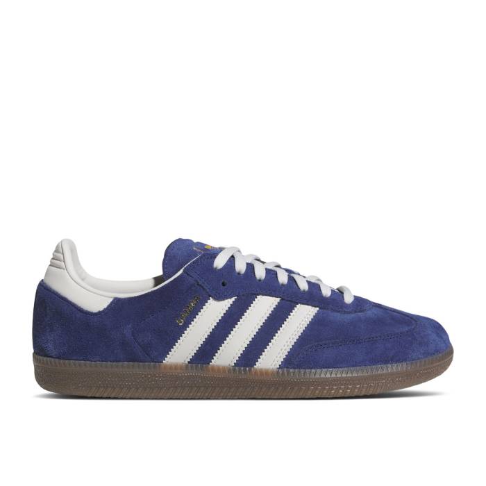 アディダス Adidas 【 Samba Adv \u0027Dark Blue Grey\u0027 Men Dark Blue/Grey One/Gum 】 サンバ 青味 青み メンズ 青味 青み 薄墨色 薄墨色