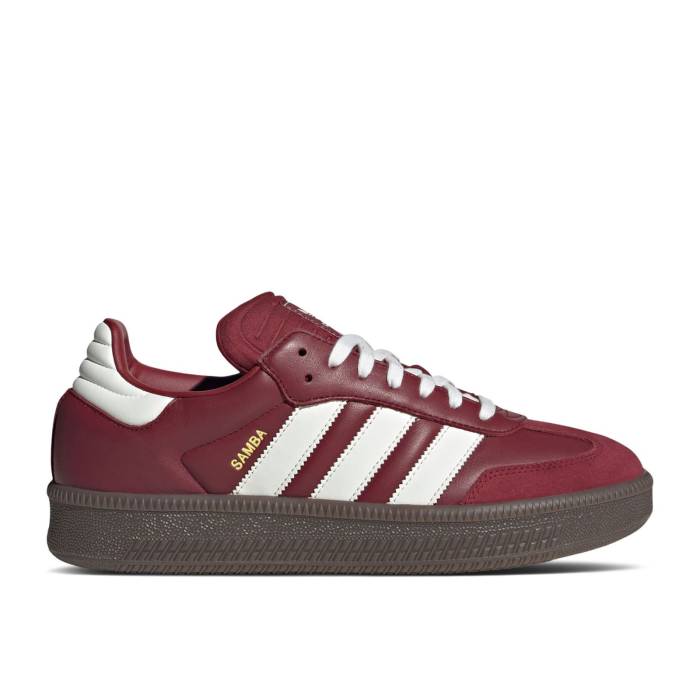 アディダス Adidas 【 Samba Xlg \u0027Maroon White\u0027 Men Noble Maroon/Core White/Gum 】 サンバ メンズ マルーン 中核グループ 白いこと 白いこと
