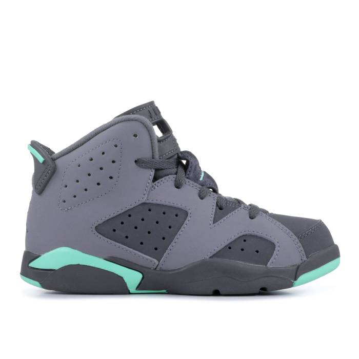 ナイキ　エアジョーダン Air Jordan 【 Jordan 6 Retro Gp 'Cement Grey' Youth Cement Grey/Green Glow-Dark Grey 】 レトロ ジュニア キッズ 灰色・シメント 灰色 グレー green 緑・グリーン｜スニケス 26,390円