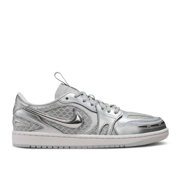 ナイキ エアジョーダン Air Jordan 【 Wmns Jordan 1 Low Method Of Make V3 \u0027Metallic Silver\u0027 Women Neutral Grey/White/Metallic Silver/Pewter Grey 】 レディース 薄墨色 薄墨色 白いこと 白いこと Silver しろがね色・しろがね色