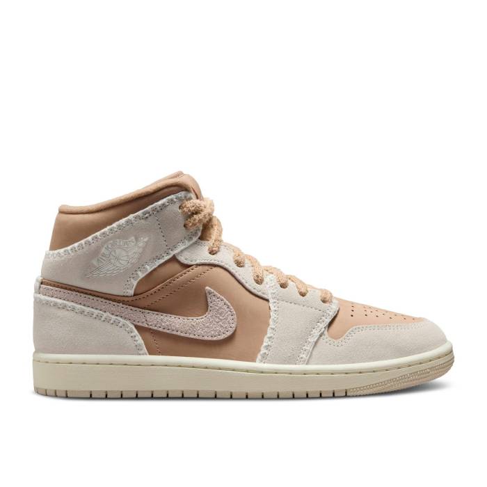 ナイキ エアジョーダン Air Jordan 【 Wmns Jordan 1 Mid \u0027Hemp\u0027 Women Hemp/Sail/Light Orewood Brown 】 ミッド レディース 赤銅色 赤銅色