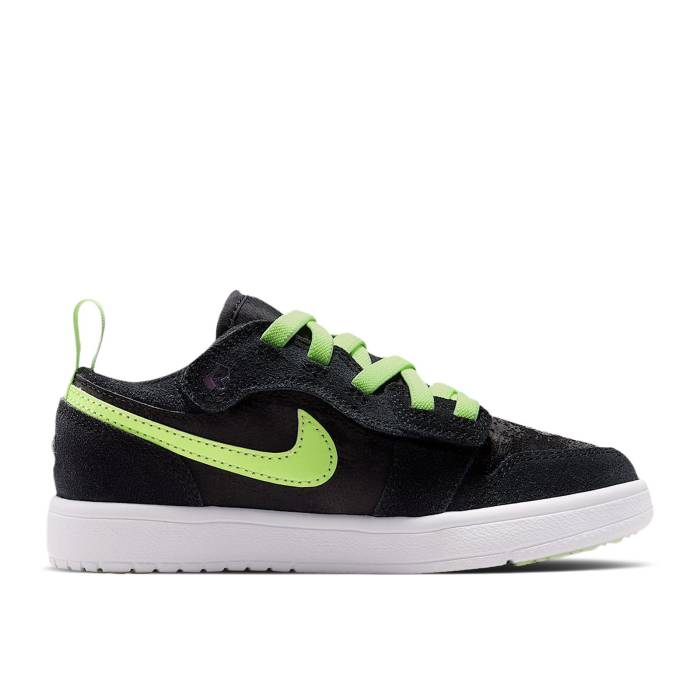 ナイキ エアジョーダン Air Jordan 【 Jordan 1 Low Alt Ps \u0027Black Dark Raisin\u0027 Youth Black/Dark Raisin/White/Barely Volt 】 お坊っちゃん キッズ 黒いこと 黒いこと 白いこと 白いこと