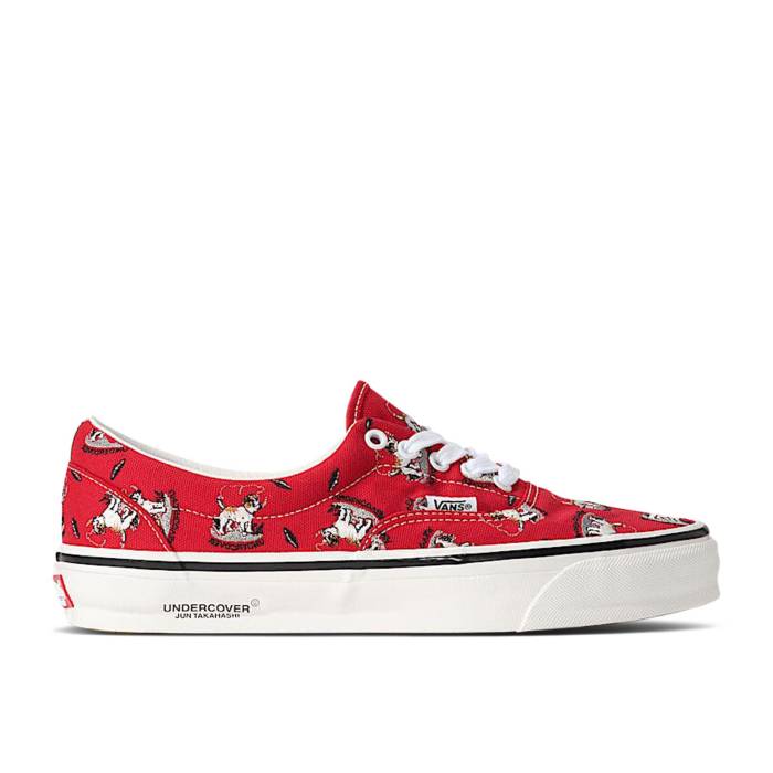 ヴァンズ Vans 【 Undercover X Era 95 \u0027Red\u0027 Men Red 】 アンダー押しかぶせる メンズ Red 赤・赤いこと