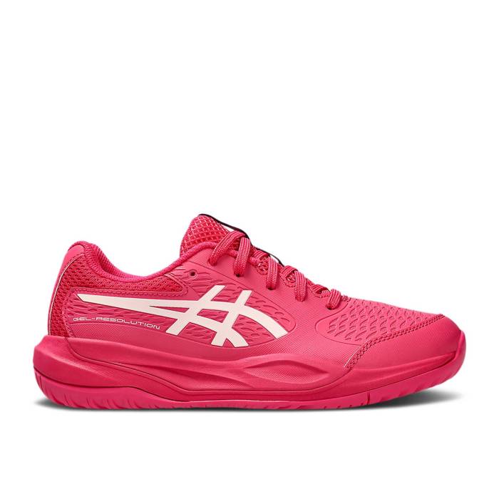 アシックス Asics 【 Gel Resolution X Gs 'Bright Rose' Youth Bright Rose/Cream 】 ジュニア キッズ Rose ローズ クリーム｜スニケス