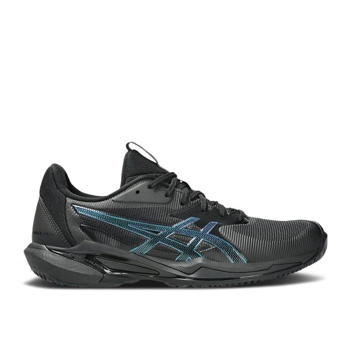 アシックス Asics 【 Wmns Solution Speed Ff 3 \u0027Night Energy Pack\u0027 Women Black/Prism Blue 】 Speed す早さ 活動力 レディース 黒いこと 黒いこと 青み 青色