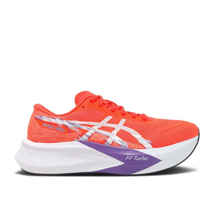 アシックス Asics 【 Magic Speed 4 Wide Flash Red Men Flash Red/White 】 マジック Speed スピード メンズ Red 赤・レッド 白色 ホワイト