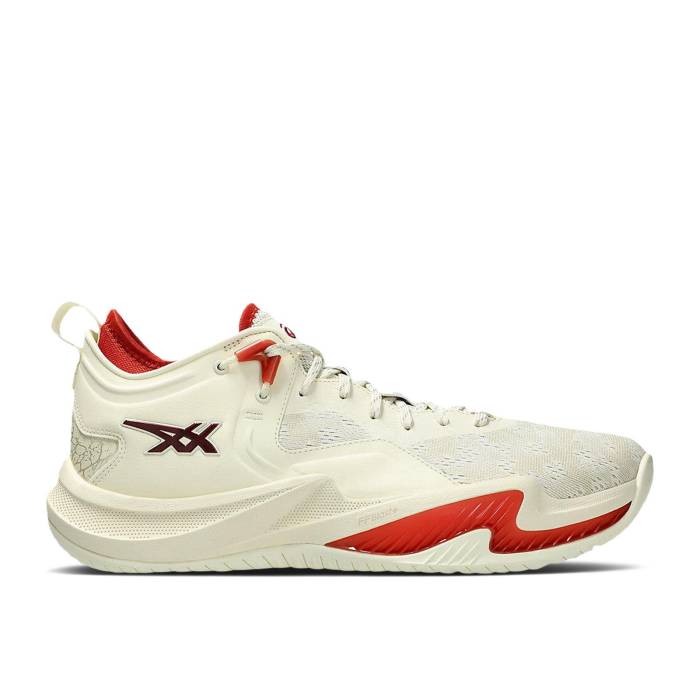 アシックス Asics 【 Nova Surge 2 Low \u0027Ivory Chili Flake\u0027 Men Ivory/Chili Flake 】 メンズ 象牙色