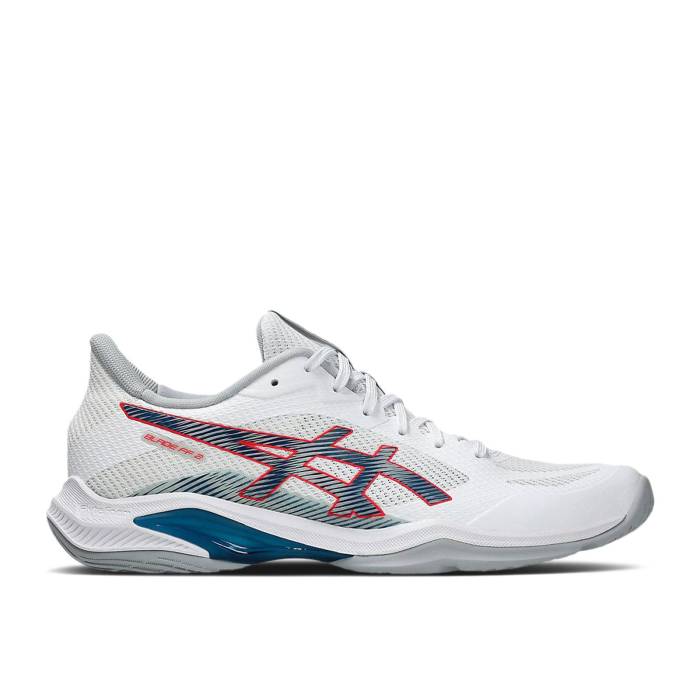 アシックス Asics 【 Blade Ff 2 White Mako Blue Men White/Mako Blue 】 メンズ 白色 ホワイト 青色 ブルー