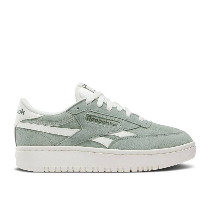 リーボック Reebok 【 Wmns Club C Double Revenge \u0027Hybrid Green\u0027 Women Hybrid Green/Chalk/Chalk 】 野球クラブ レディース Hybrid 変わり種 green 緑・緑であること
